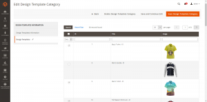 Design Template Category Assignment : Backend
