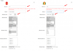 Insert the details for Configurator