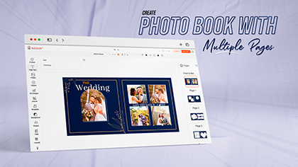 Overview of Photobook With Multiple Pages