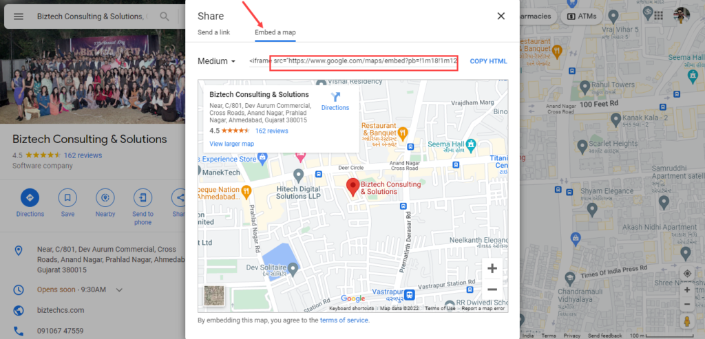 How to Add Google Map Location for Contact Us Page From Backend