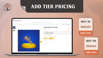 How to Add Tier Pricing by fixed value